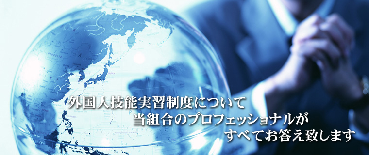 外国人技能実習制度について当組合のプロフェッショナルがすべてお答え致します